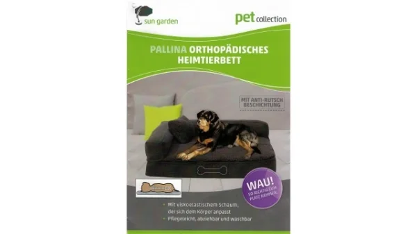 Sun Garden Pallina Orthopedisch Hondenkussen 80x60x25 cm Bruin/Beige foto 5