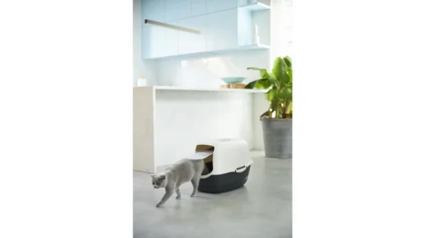 Rotho Bailey Kattenbak Eco Zwart/Zand foto 2