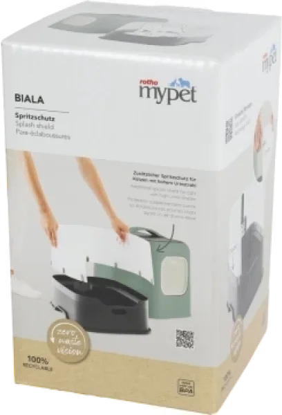 Rotho Biala Sproeischerm Kattenbak foto 2
